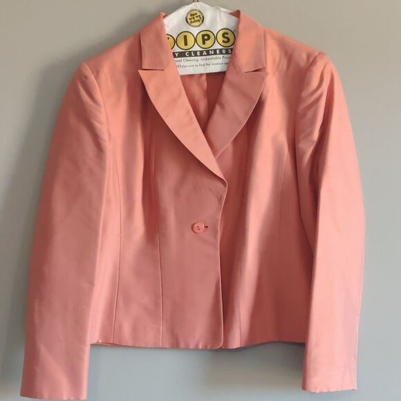 ✔️⚓Vintage Talbots Silk Blazer - Picture 1 of 3